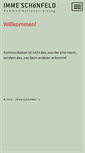 Mobile Screenshot of imme-schoenfeld.de